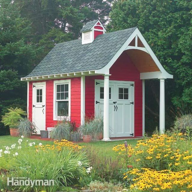 10 Life Changing DIY Garden Sheds ~ Bees and Roses