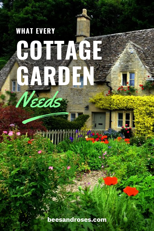 What Every Cottage Garden Needs Bees and Roses